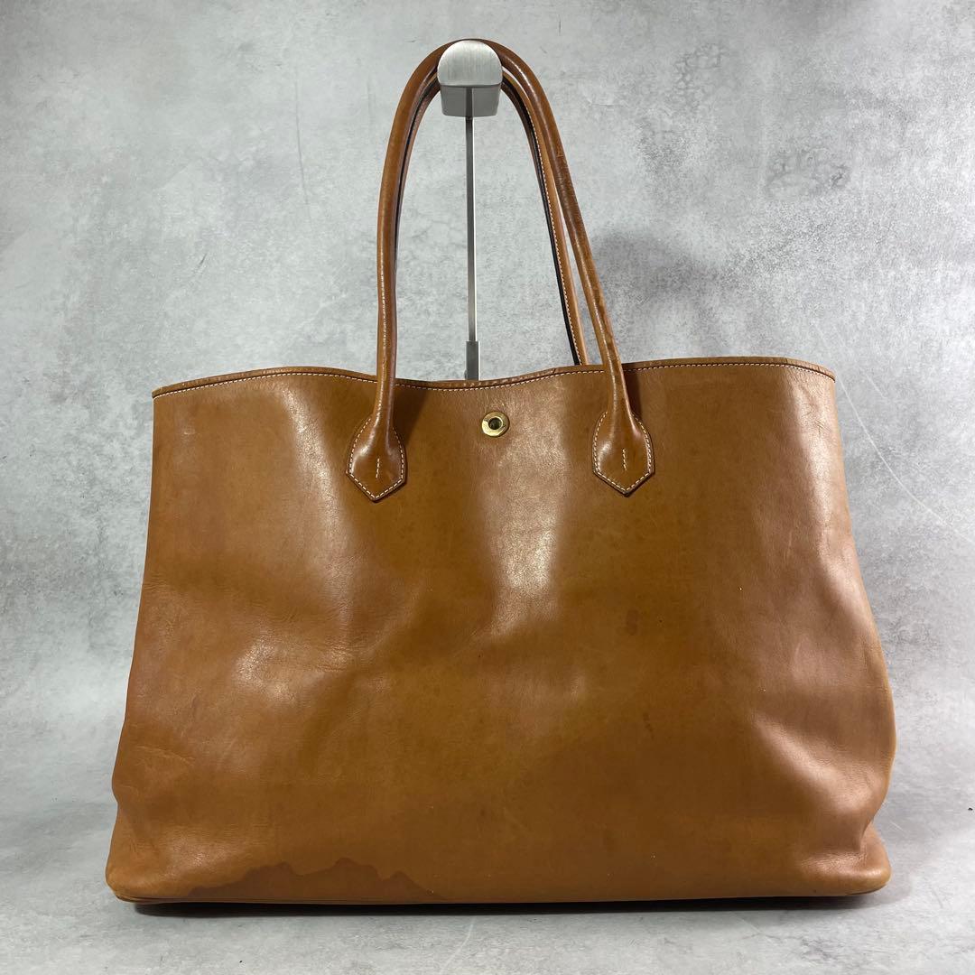 入手困難✨ シセイ cisei トートバッグ レザー ヌメ革 A4資料 大容量