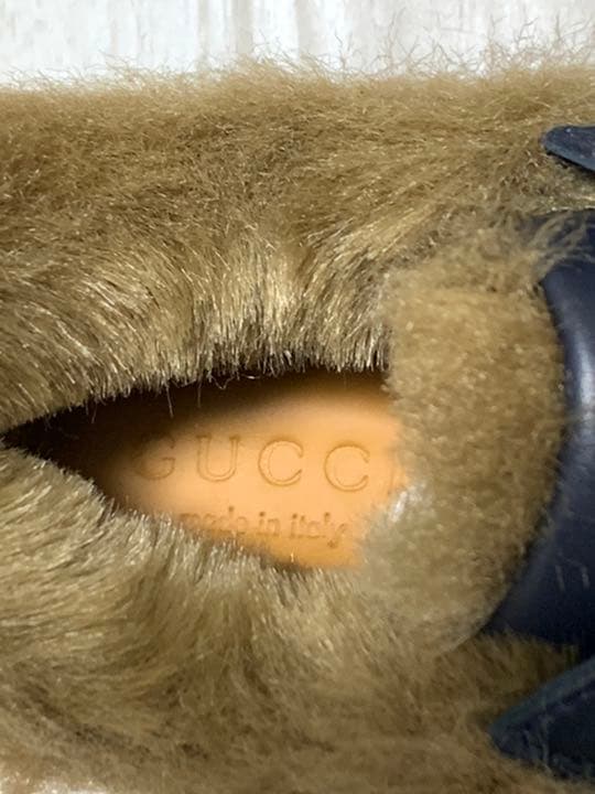 GUCCI エース　スニーカー　ファー付　チルドレンズ