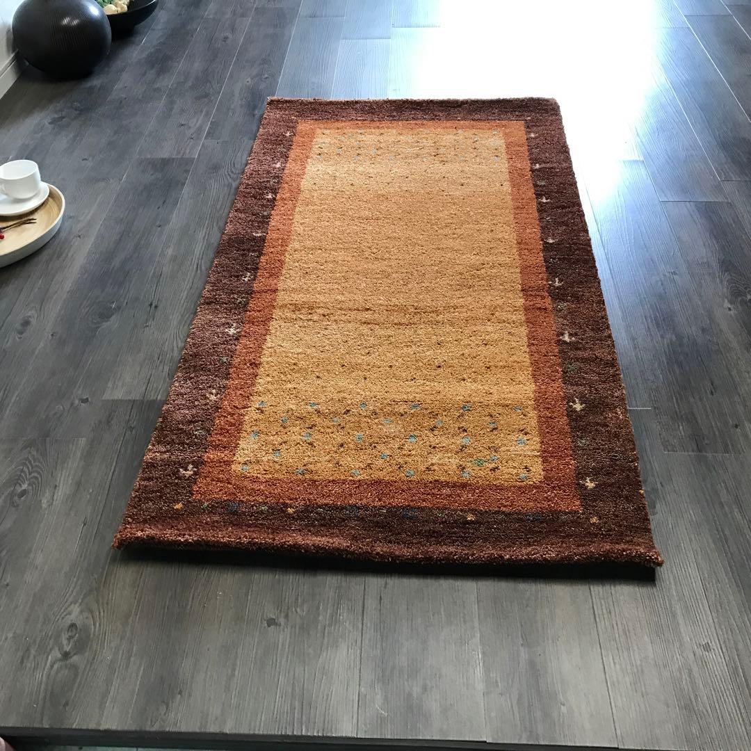 一点限り 76x141cm ギャッベ ギャベ ラグ ラグマット 玄関マット