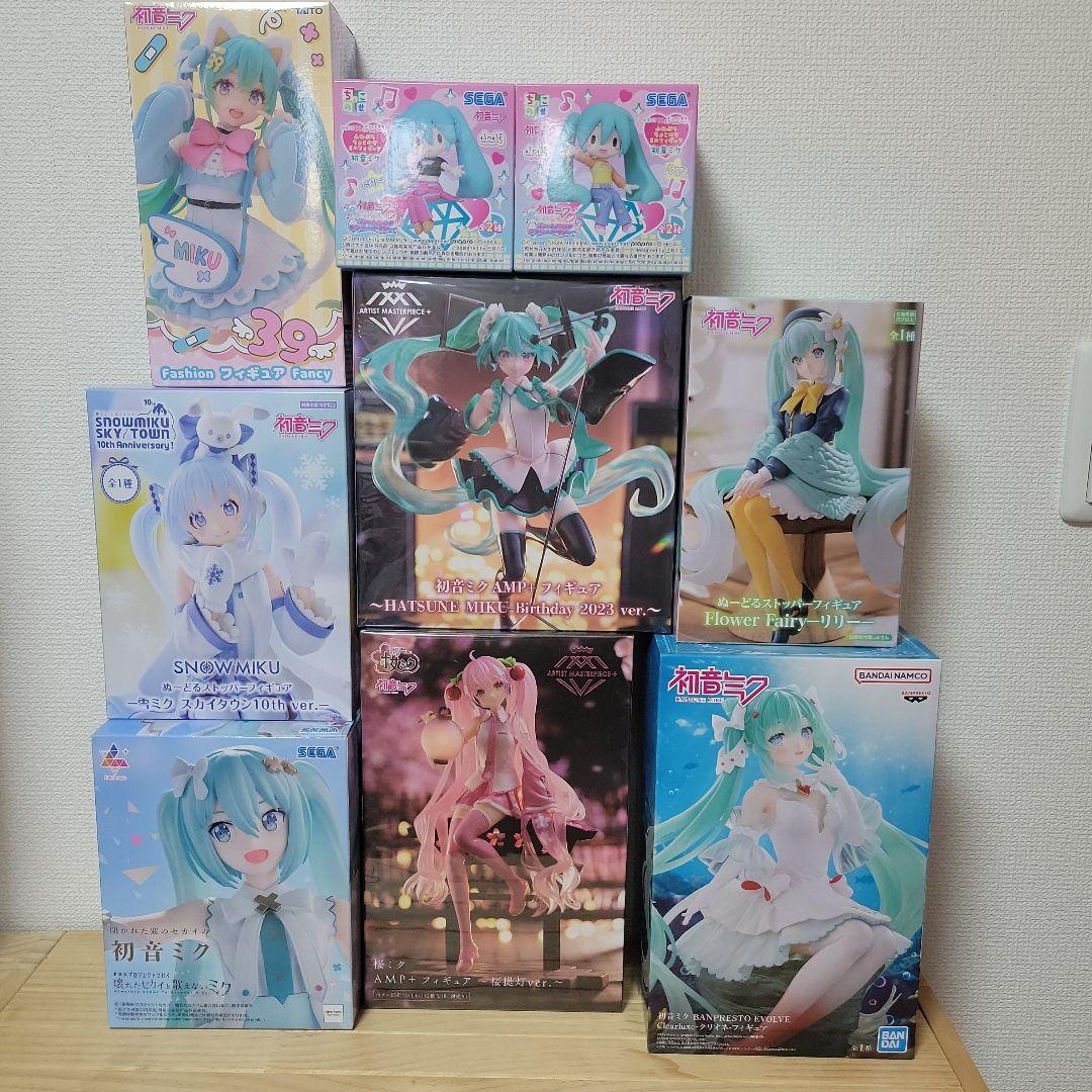 初音ミク　フィギュア　9点セット　桜ミク　雪ミク