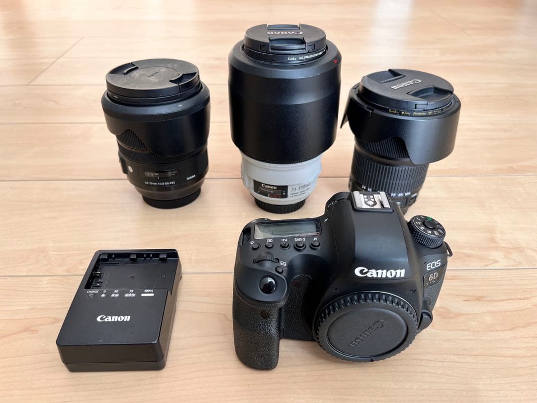 Canon 6D MarkⅡ レンズ3本セット