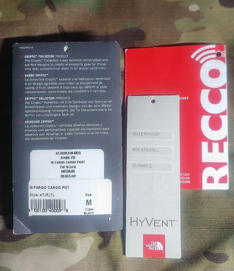 美品 ノースフェイス スキー スノーボード カーゴパンツ RECCO搭載