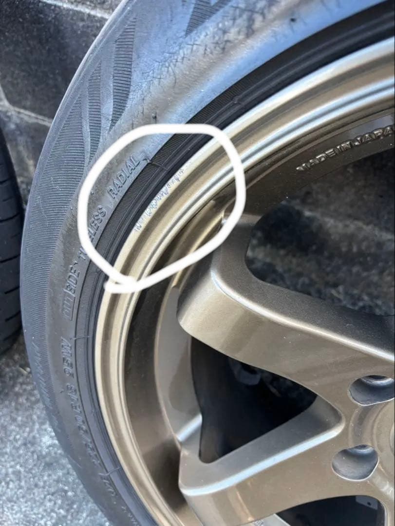 舞杏 BUAN KB RACING 18インチ ホイール ブロンズ　セット