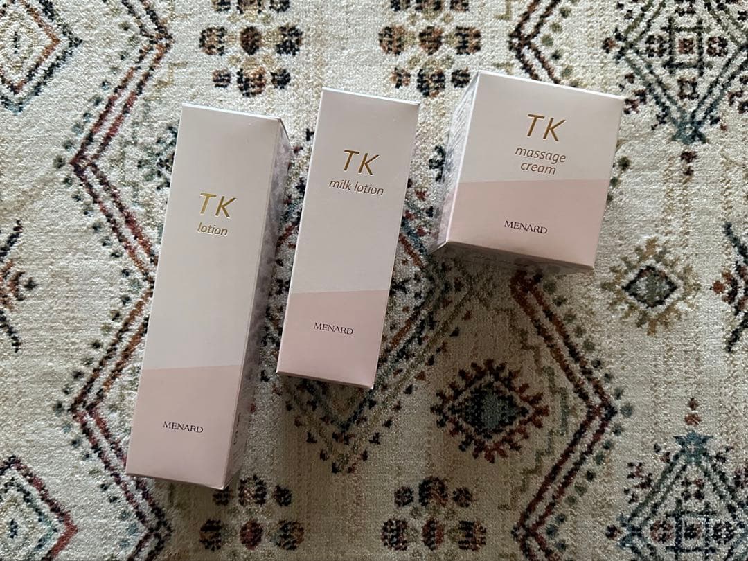 メナードTKローション、ミルクローション、マッサージクリーム