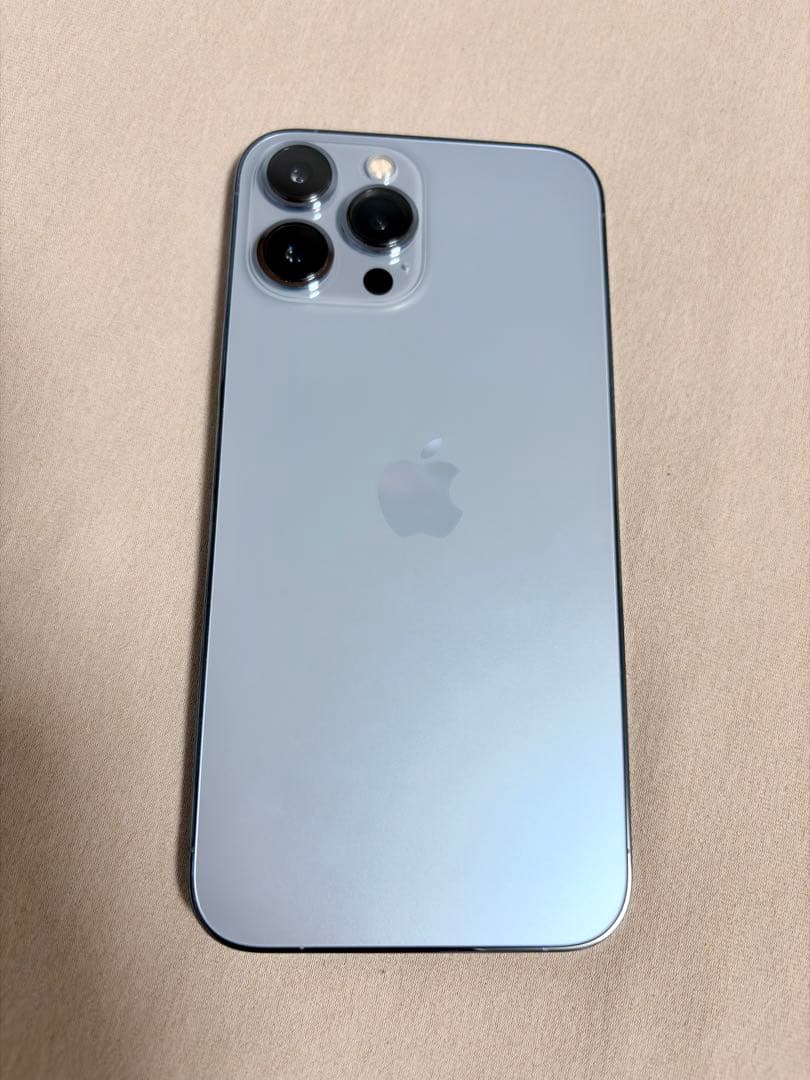 【美品】iPhone13ProMaxシエラブルー128GB simフリー箱あり