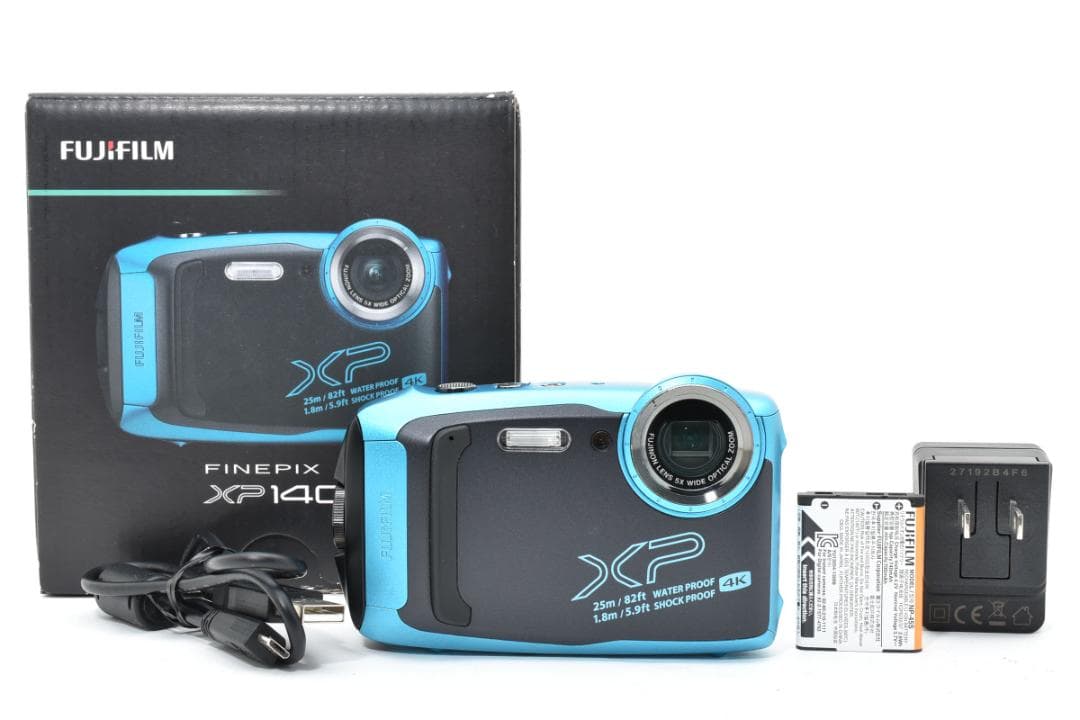 ■美品■フジフィルム　FUJIFILM FinePix XP140 スカイブルー