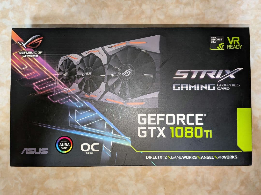 グラフィックボード・グラボ・ビデオカード ASUS NVIDIA STRIX-GTX1080TI-O11G-GAMING