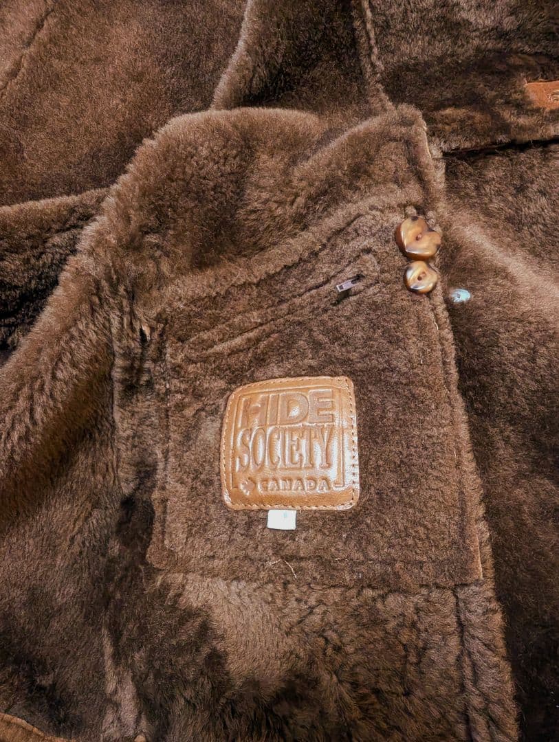 【希少品】HIDE SOCIETY  シープスキンコート カナダ製