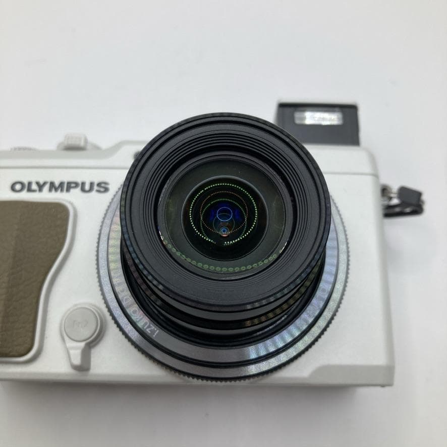 OLYMPUS XZ-2 ホワイト 自動開閉レンズキャップ 元箱 取扱説明書