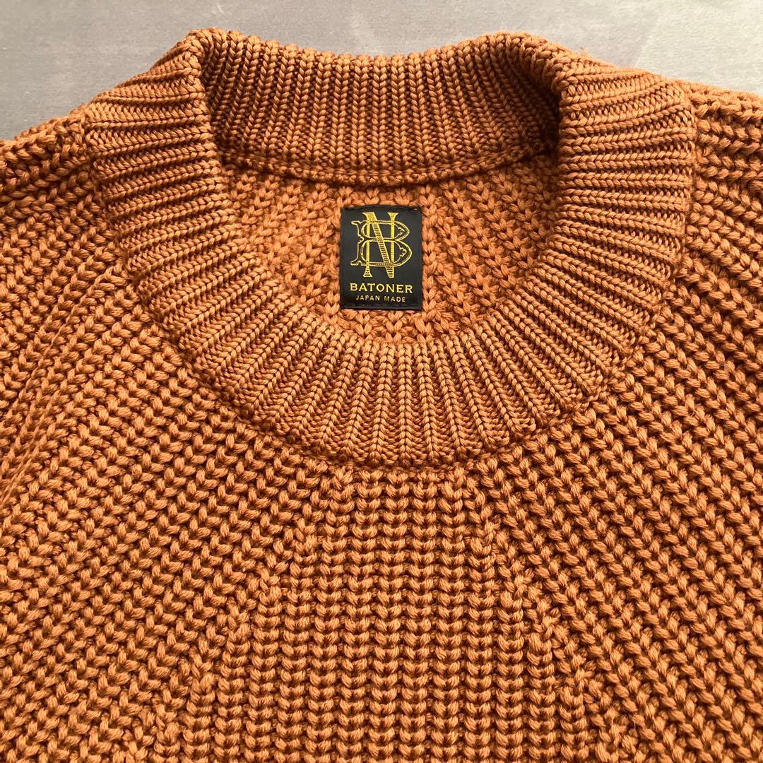 BATONER ブラウン ニットセーター サイズ2