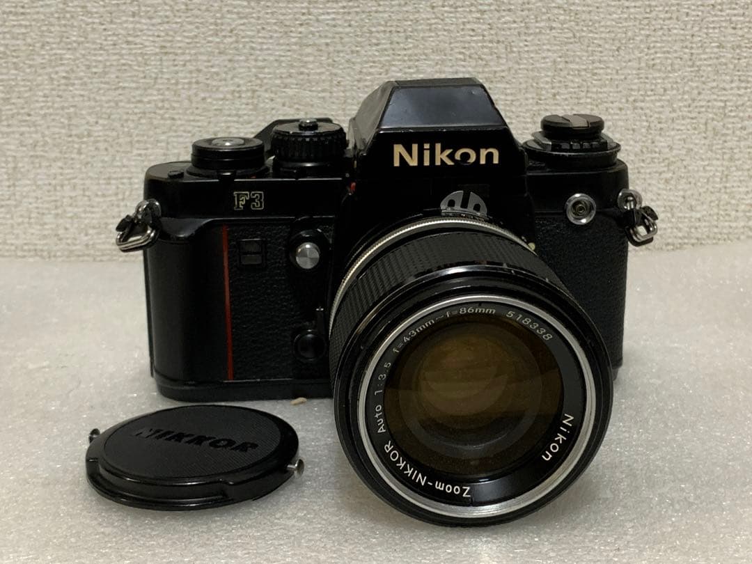 フィルムカメラ NIKON F3 zoom NIKKOR Auto 3.5 43-86mm