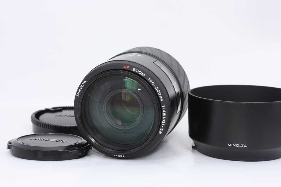 MINOLTA AF ZOOM 100-300mm F4.5-5.6完動品#92