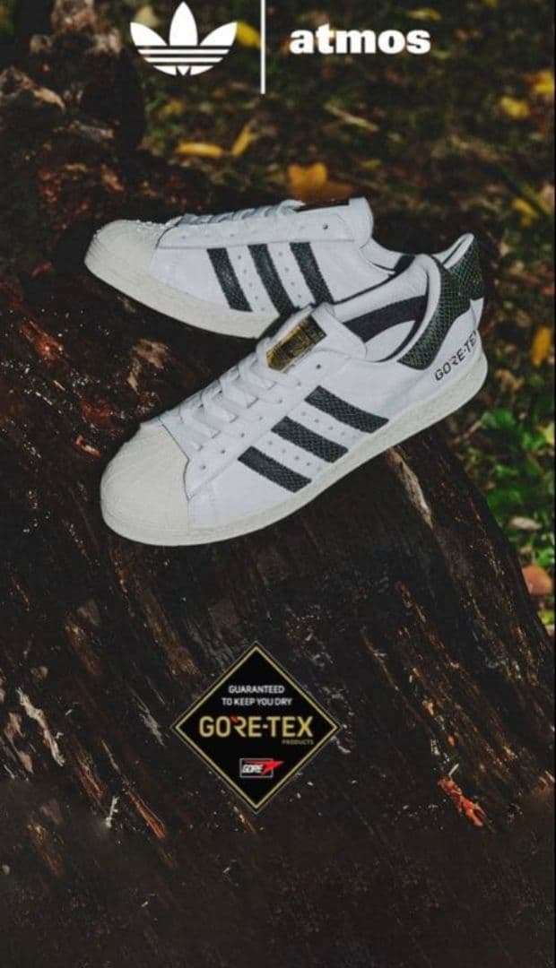 新品　adidas atmos SUPERSTAR 82 GTX　ゴアテックス