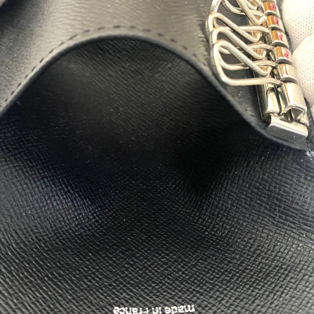 ルイ ヴィトン◎ミュルティクレ6 ダミエ グラフィット キーケース 6連 黒