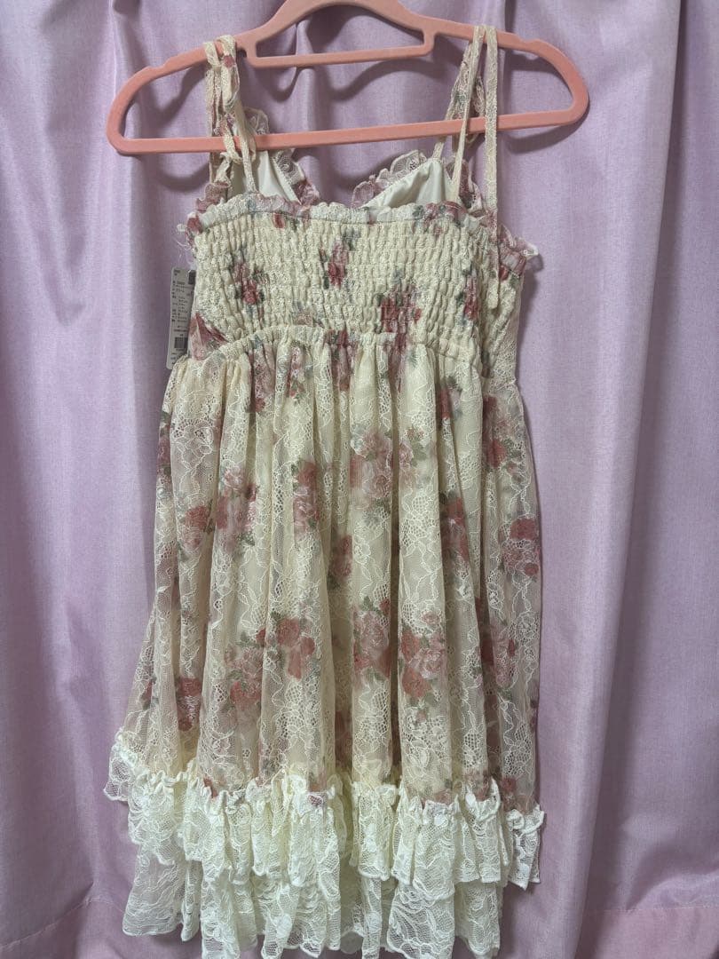 【美品】axes femme ブーケレースキャミチュニック