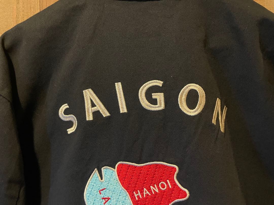 ベトジャン 虎 福 龍 66-67 ベトナム地図 黒 コットン