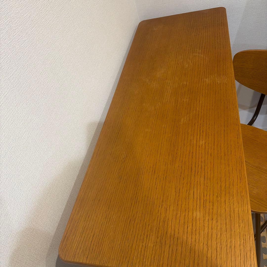 unico skola デスク　カウンターテーブル　チェア　定価7万円相当