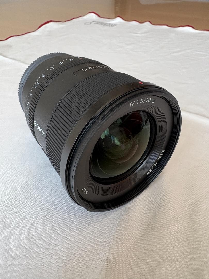 SONY FE 20mm F1.8 G 2026/11/23まで保証残
