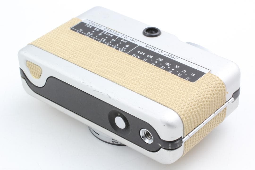 [美品整備済] ベージュ Canon Demi C 50 & 28mm 1139