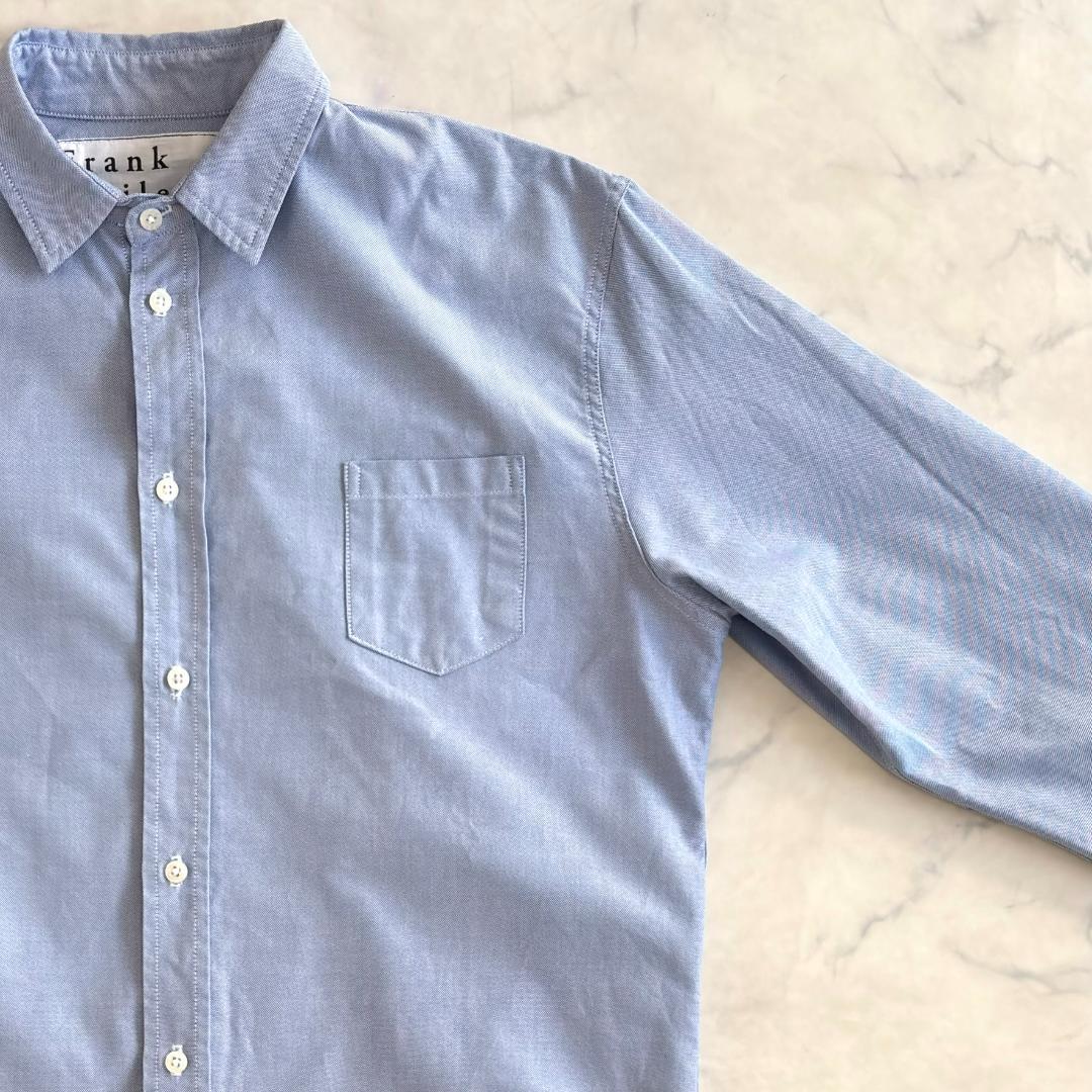 フランクアンドアイリーン Luke ルーク オックスフォードシャツ 水色 tw8