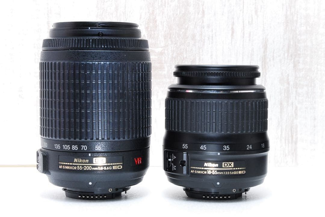 ❤️美品❤️取扱説明書付❤️Wi-Fi搭載機❤️ダブルレンズ❤️ Nikon D5500