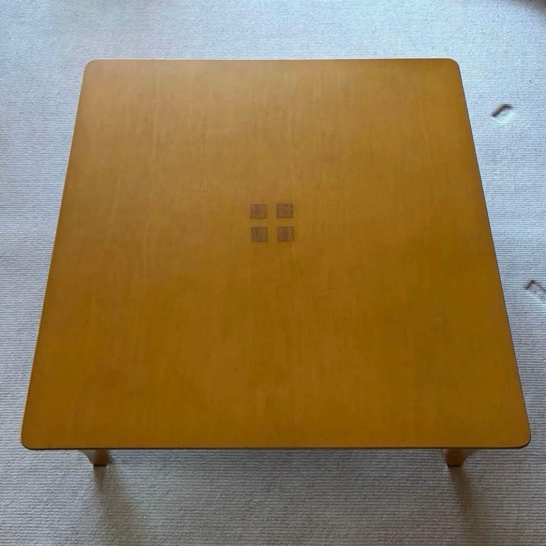 正方形こたつテーブル ヒーターと手元コントローラー付き