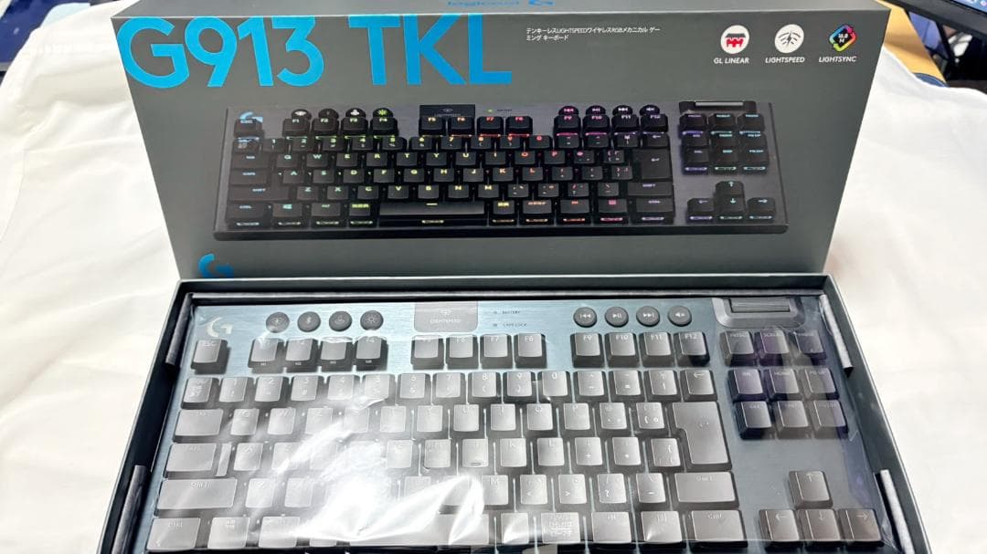 ロジクール RGB G913 TKL LNBK リニア