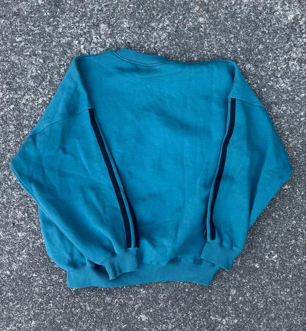 り*様 adidas ターコイズ スウェット Mサイズ 90s
