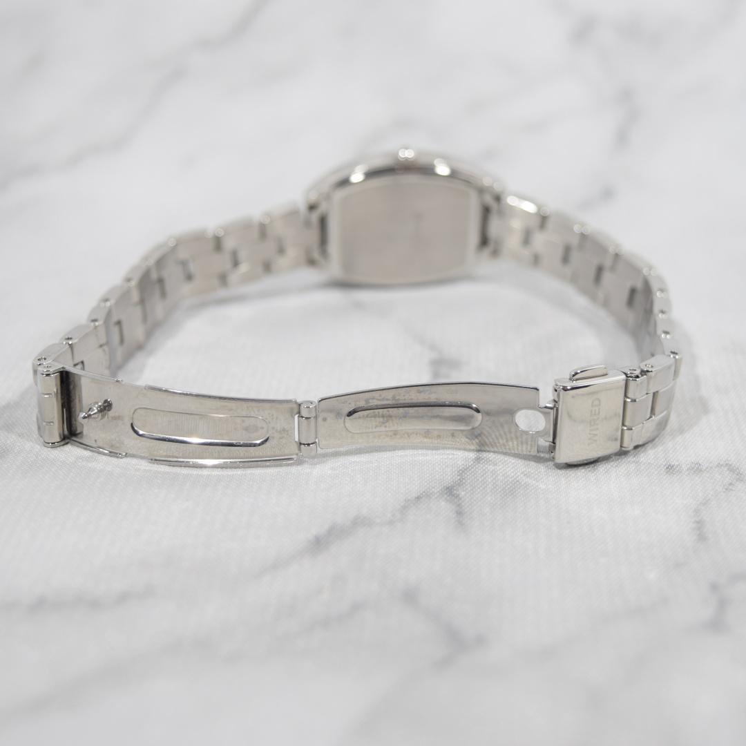 超美品 SEIKO セイコー WIRED ソーラー時計 レディース デイデイト