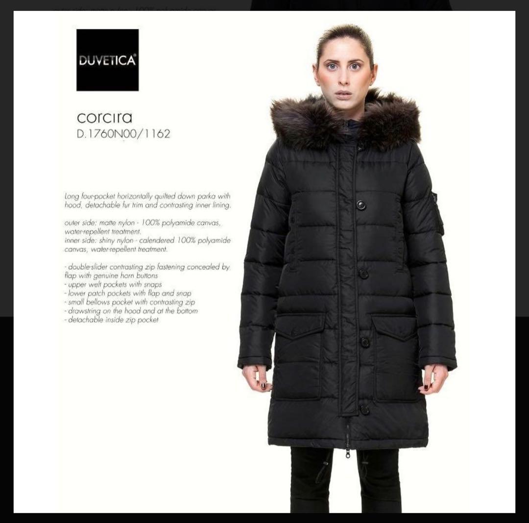 DUVETICA（デュベティカ）ダウン　コルシラ（コルチラ）ブラック　40