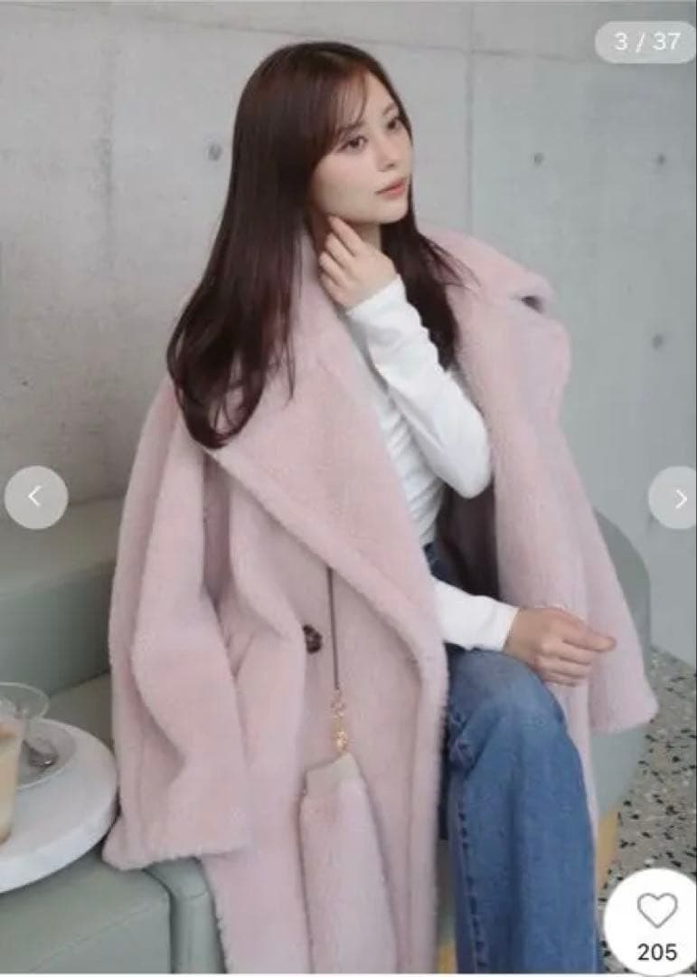 FRAY I.D ECOPELボアミドルコート