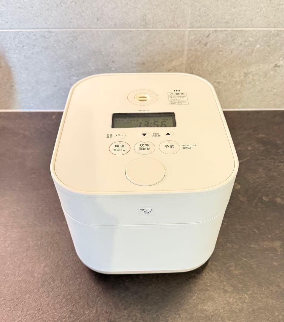 象印 STAN. IH炊飯器 5.5合 NW-SA10 ホワイト おしゃれ家電