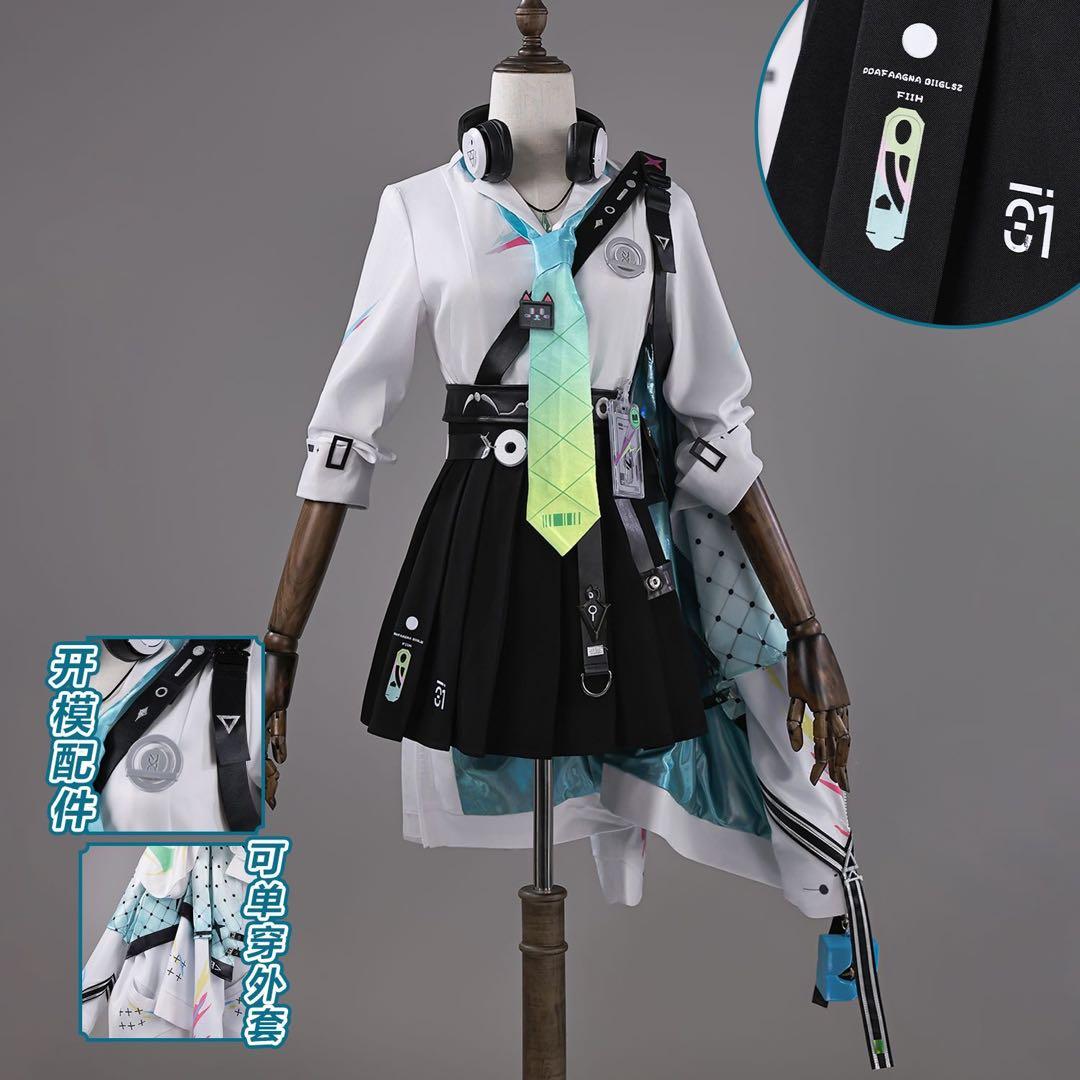 鳴潮リンネー　コスプレ衣装ウィッグ