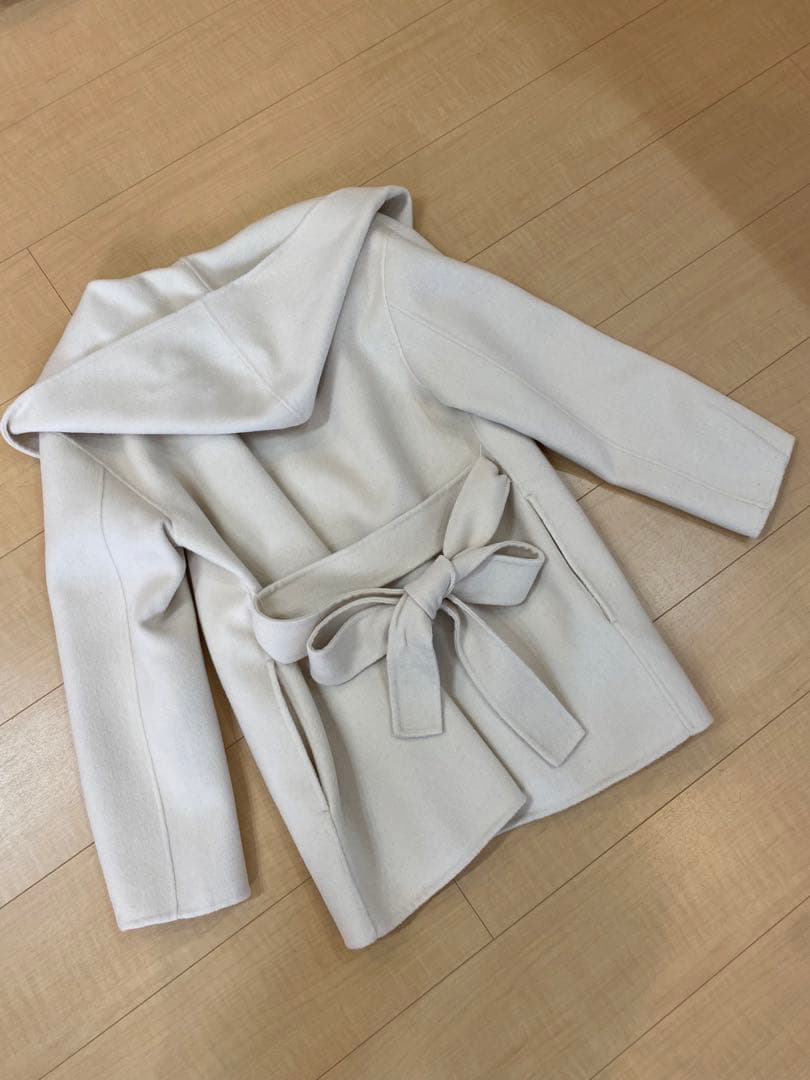 COUP DE CHANCE リバー仕立てミドル丈コート