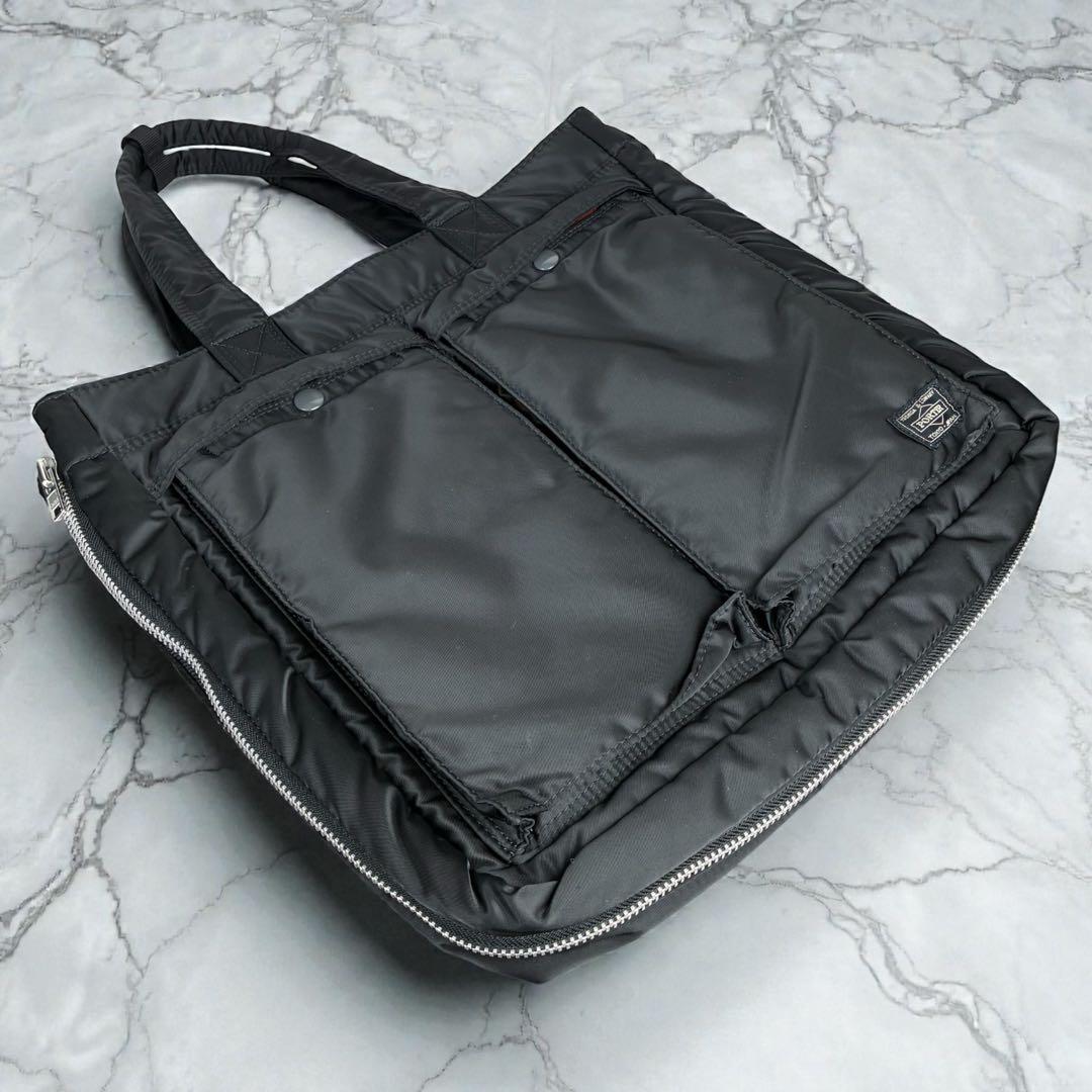【廃盤】PORTER / TANKER 2WAY TOTE BAG 定番ブラック