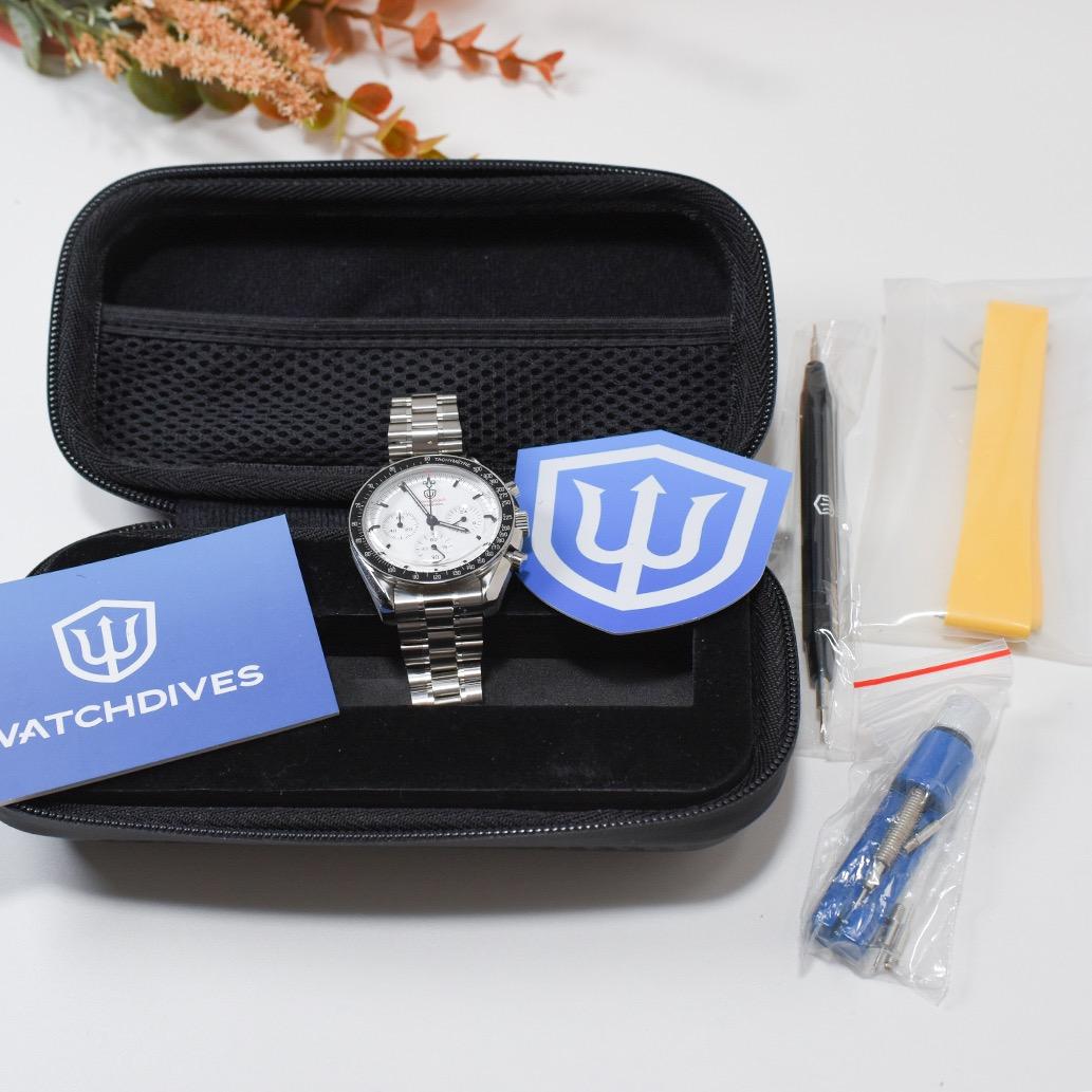 Watchdives WD1863 VK63 クロノグラフ クオーツ スピマス