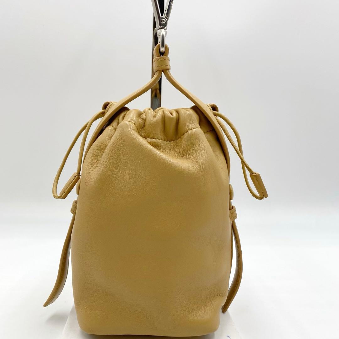 専用★JIL SANDER ジルサンダー 巾着型 ポーチ レザー★047