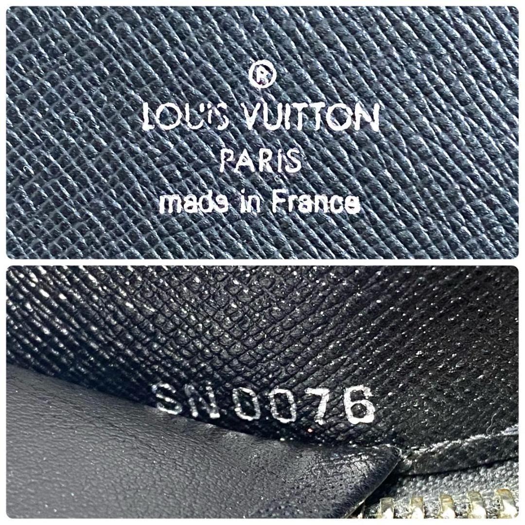 ルイ ヴィトン◎ジッピーオーガナイザー エピ ノワール ラウンドファスナー 黒