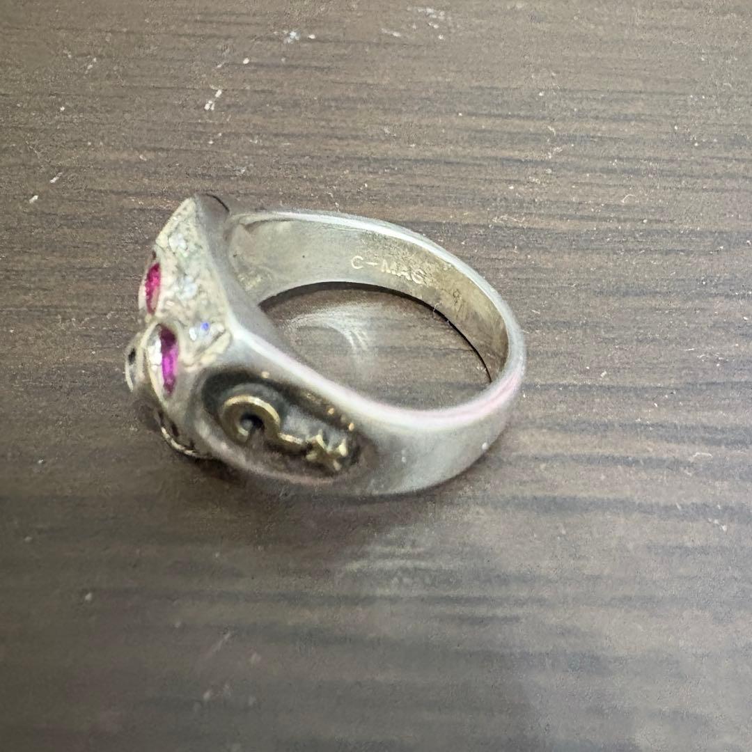 アクセサリー FLASH POINT JIM SKULL RING Johnny Depp