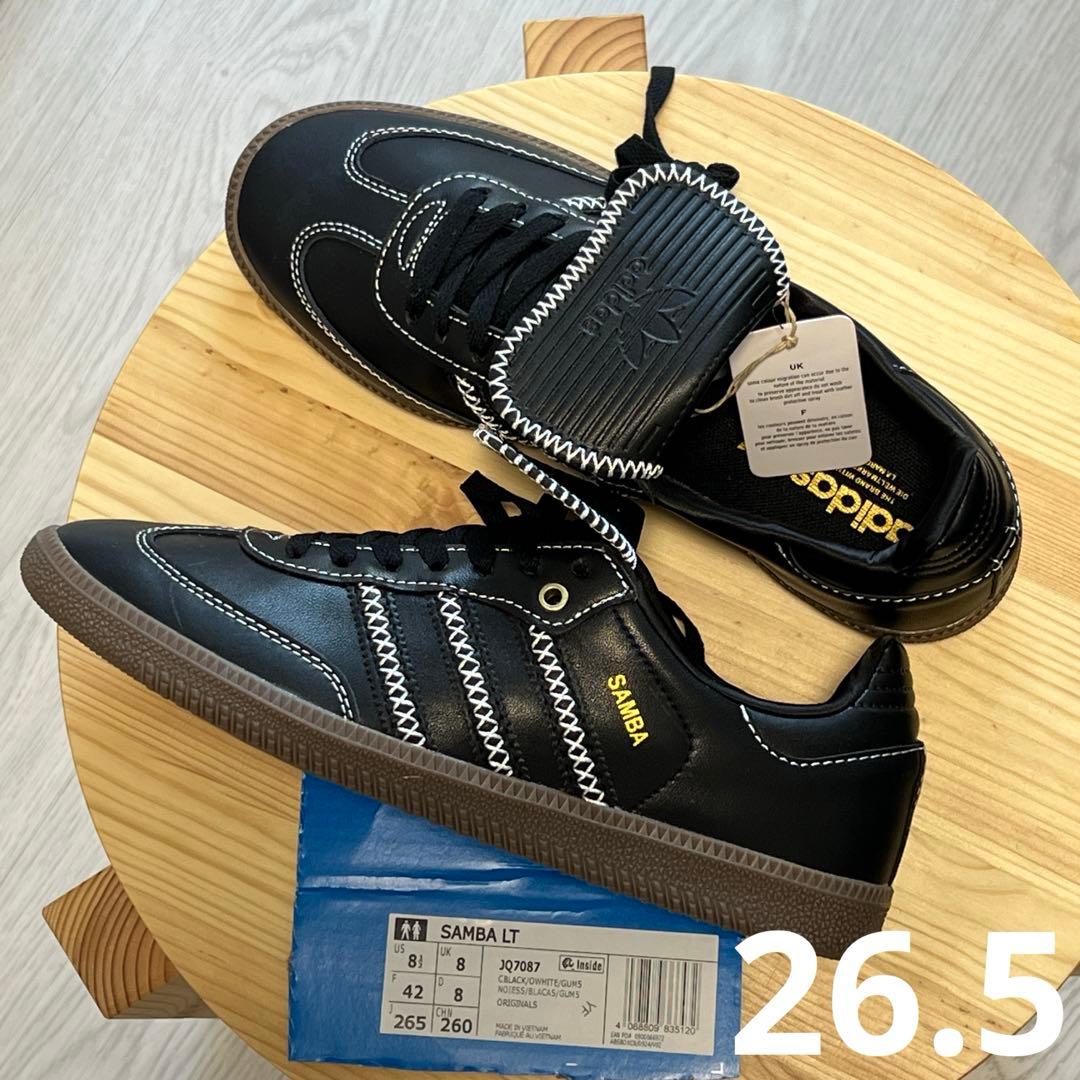 adidas Samba LT stitch core black26.5 新品