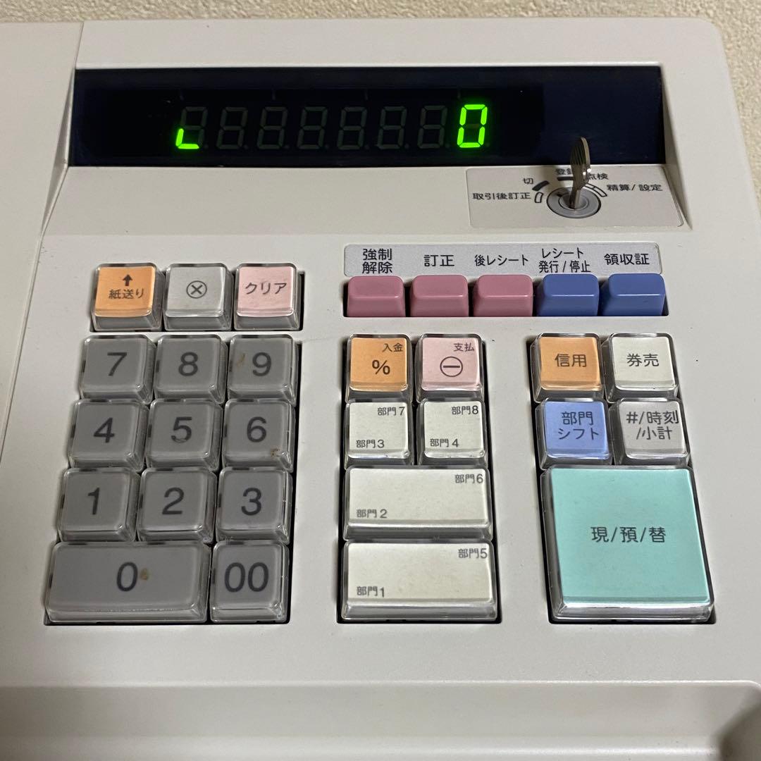 動作確認済み SHARP 電子レジスター XE-A147 簡易レジ 持ち運び