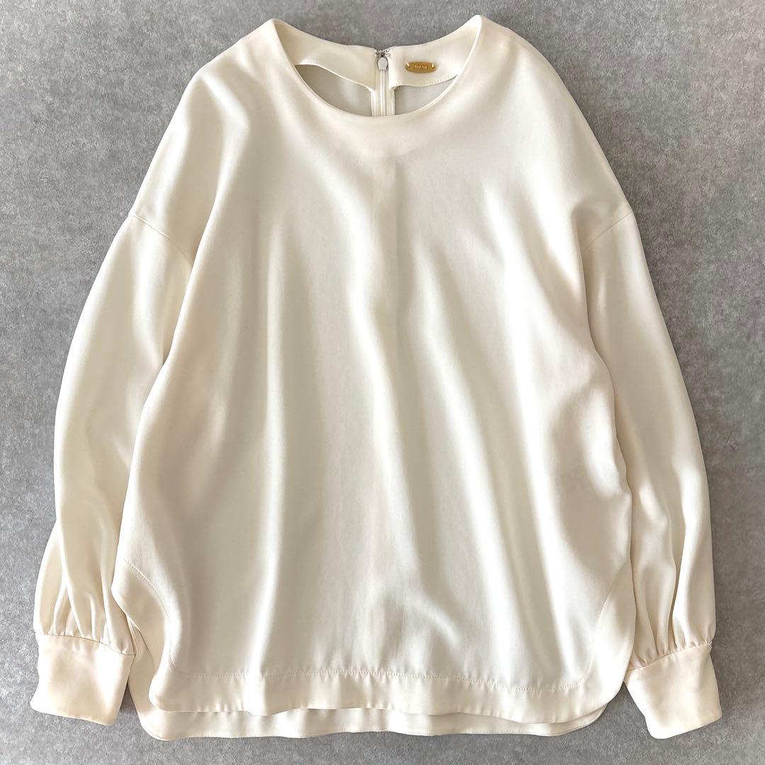 美品 ミューズドゥドゥズィーエムクラス トリアセジョーゼットオーバーブラウス