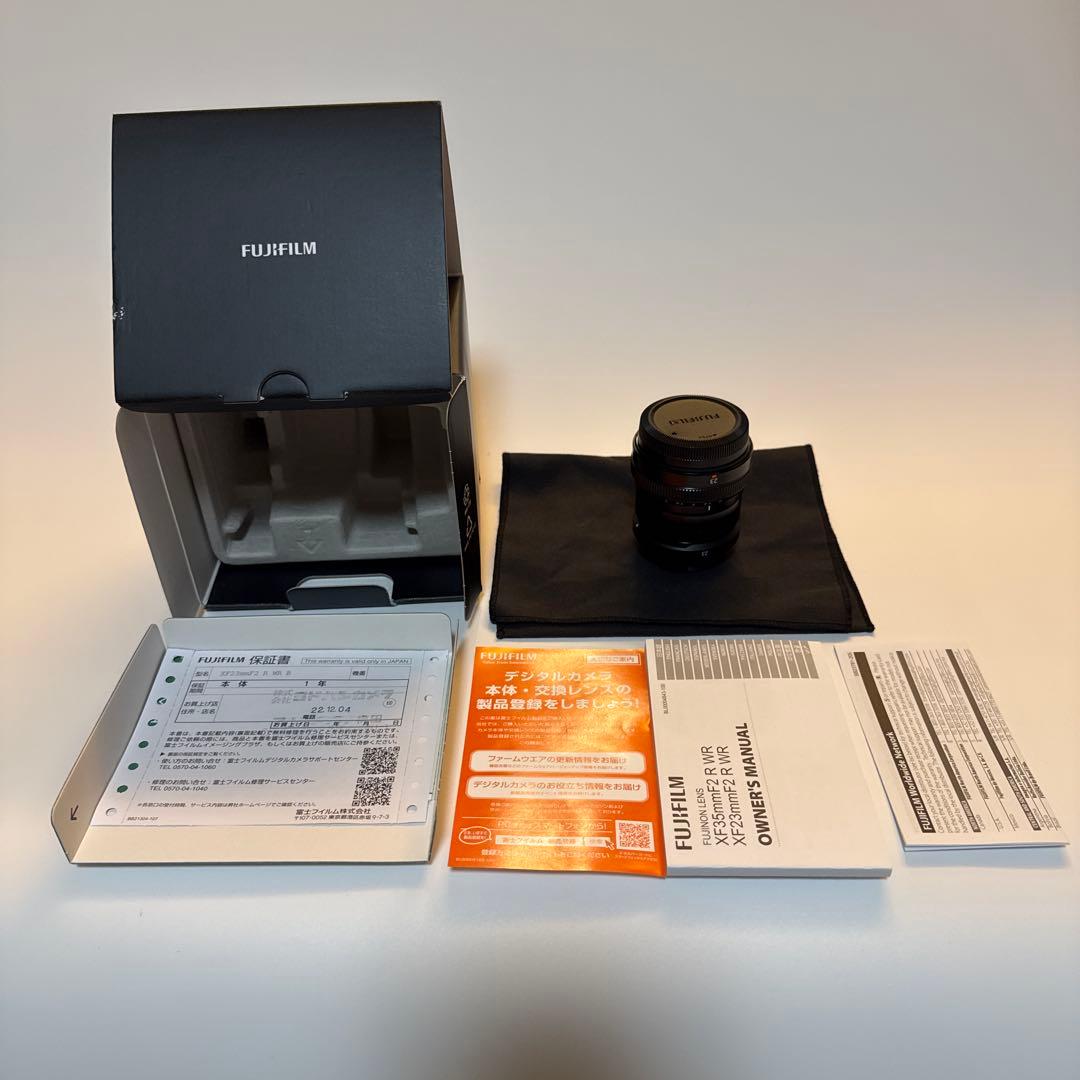 【極美品】FUJIFILM XF23mm F2 R WR [ブラック]