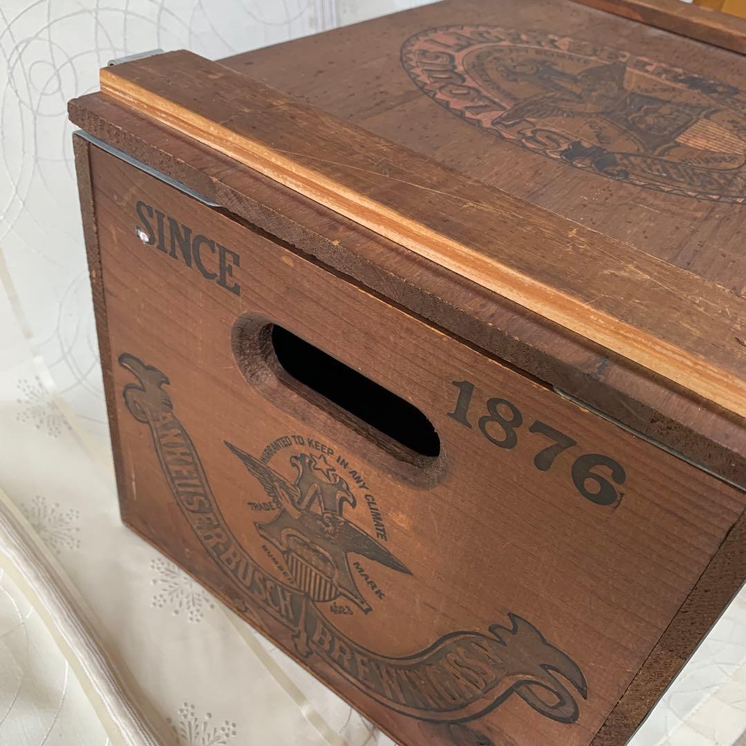 アメリカビールボックス　Anheuser-Busch ビンテージビールケース