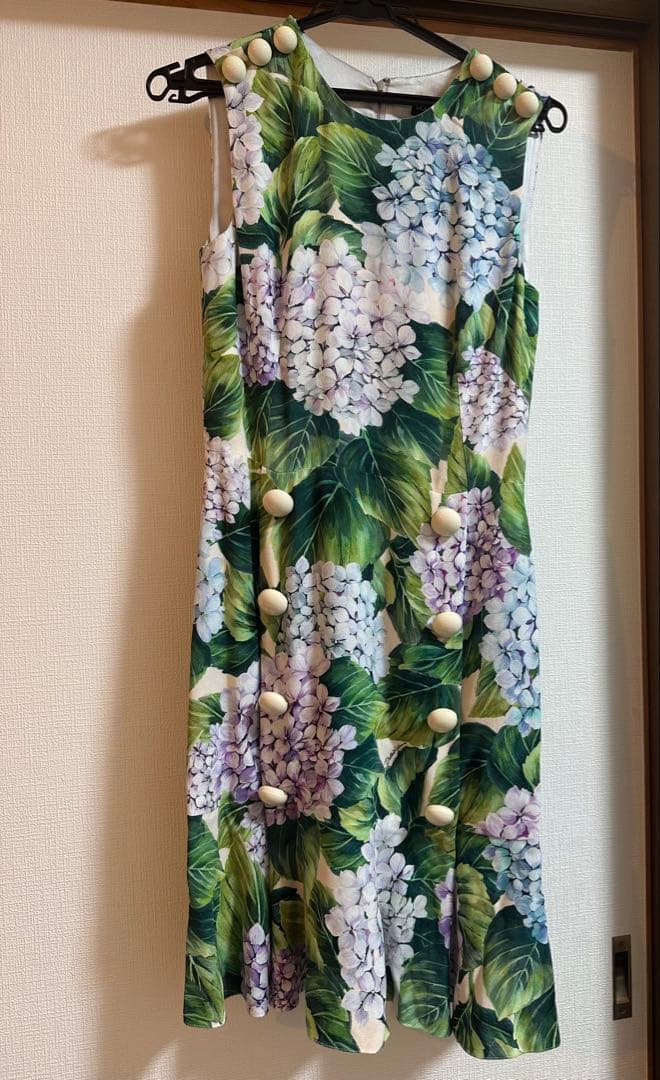 DOLCE & GABBANA 花柄ノースリーブワンピース