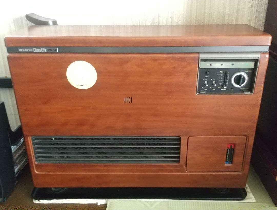 【希少】SANYO FF式 石油 暖房機 ファンヒーター 加湿機能付き