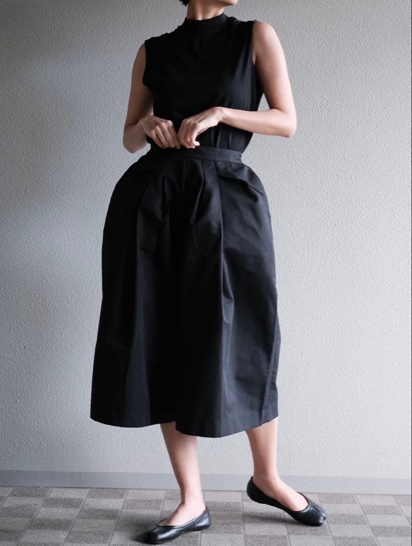 ナラ Nalaドレスパンツ black