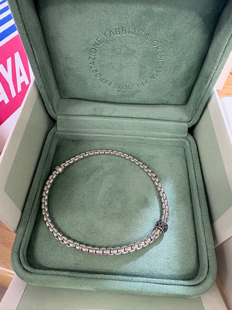 FOPE 733B、ホワイトゴールドブレスレット