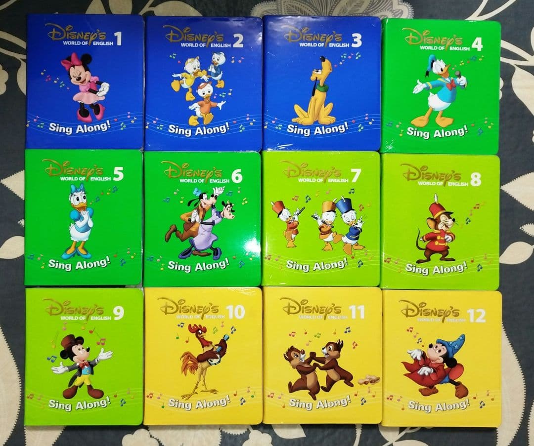 トークアロング・カード シング・アロング・セット ディズニー英語 CD周りセット