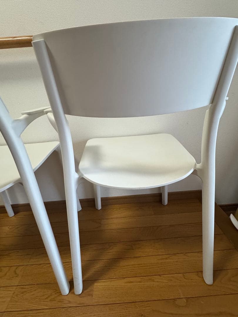 希少　廃盤　IKEA JANINGE ヤニンゲ スタッキングチェア 2脚　①